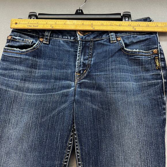 Silver Jean Co Jeans Women's 30x32 (10) Dark Blue Suki Bootcut Preppy Normcore - Picture 11 of 15